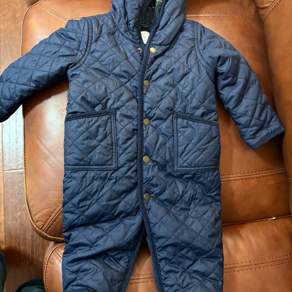 Polo Ralph Lauren Boy's Quilted Outerwear Baby Bunting, Size 9M Girls Snow